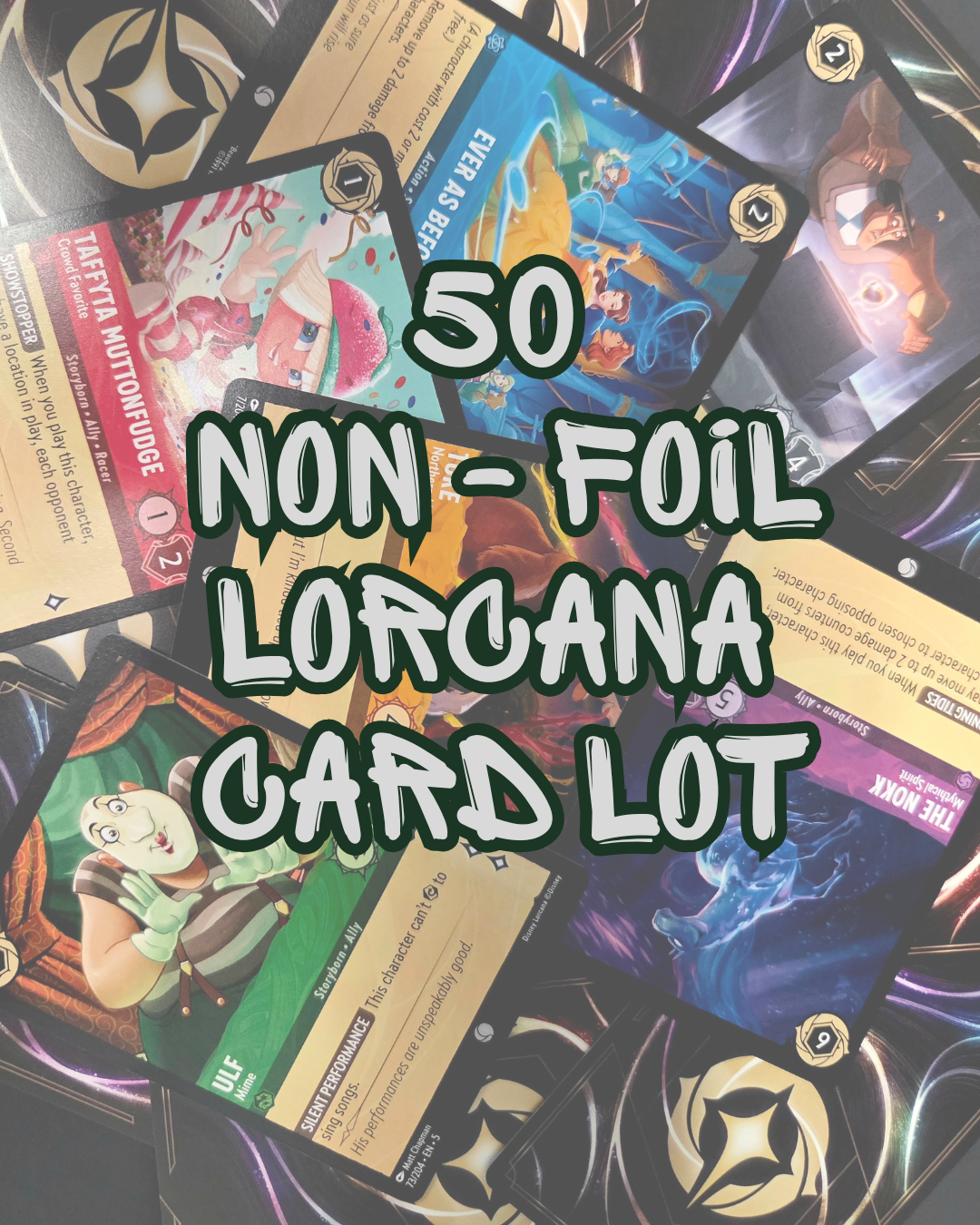 50 Non-Foil Lorcana Card Lot
