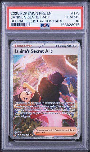 Janine's Secret Art SIR Prismatic Evolutions 173/131 PSA 10