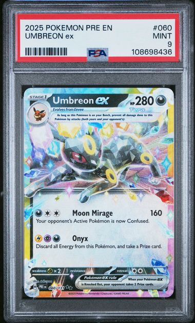 Umbreon ex Prismatic Evolutions 060/131 PSA 9