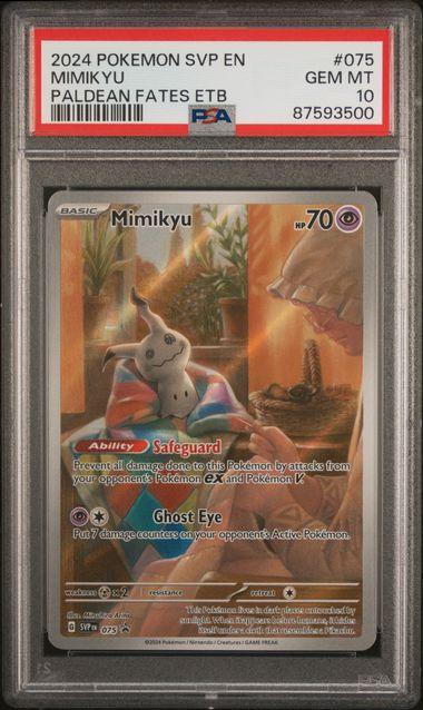 Pokemon: Mimikyu Promo SVP 075 PSA 10