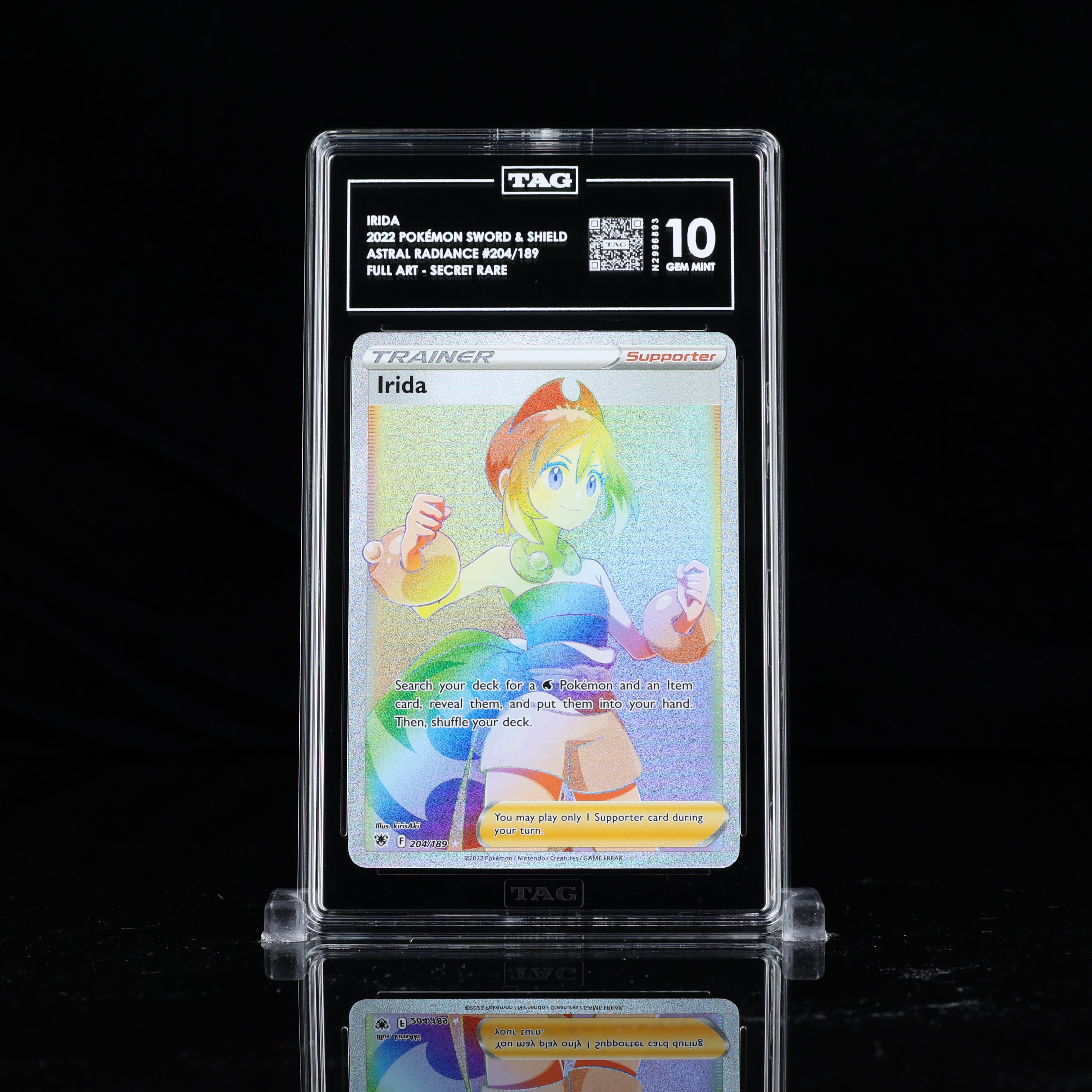 Irida Secret Rare Astral Radiance 204/189 TAG 10