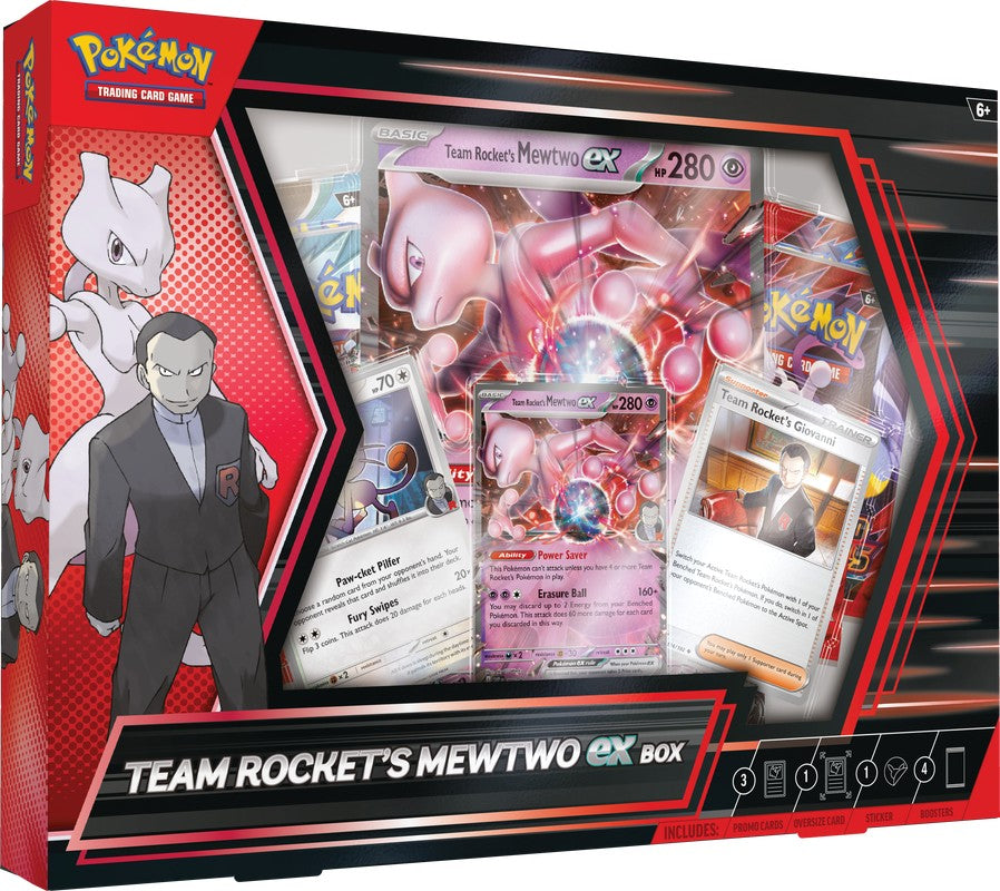 Pokemon: Team Rocket's Mewtwo ex Box