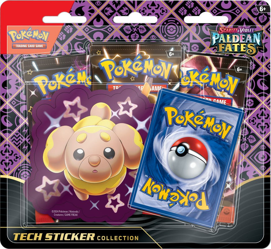 Scarlet & Violet: Paldean Fates - Tech Sticker Collection (Fidough)