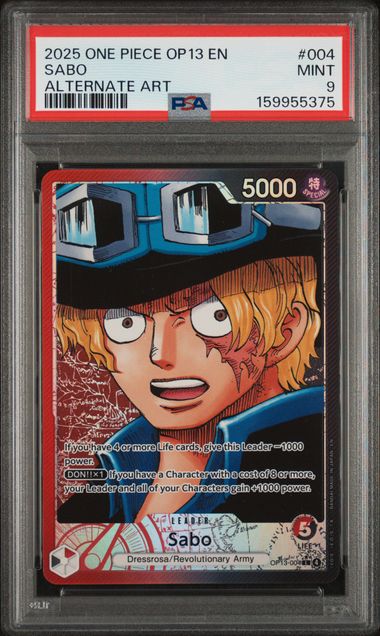 Sabo Carrying On His Will OP13-004 PSA 9