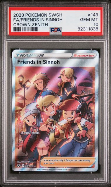 Pokemon: Friends in Sinnoh Crown Zenith 149/159 PSA 10