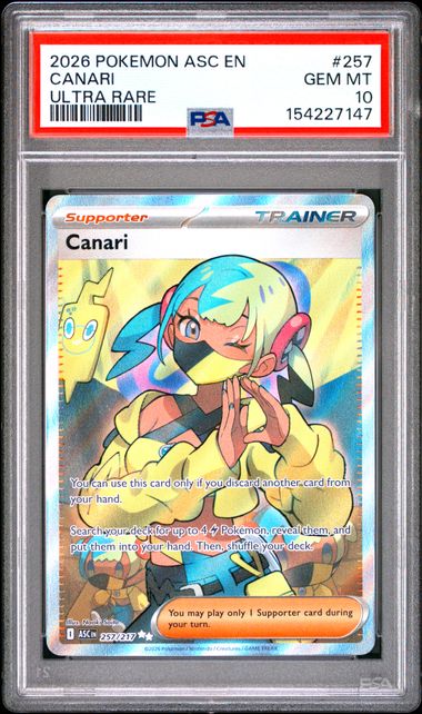 Canari Ascended Heroes 257/217 PSA 10