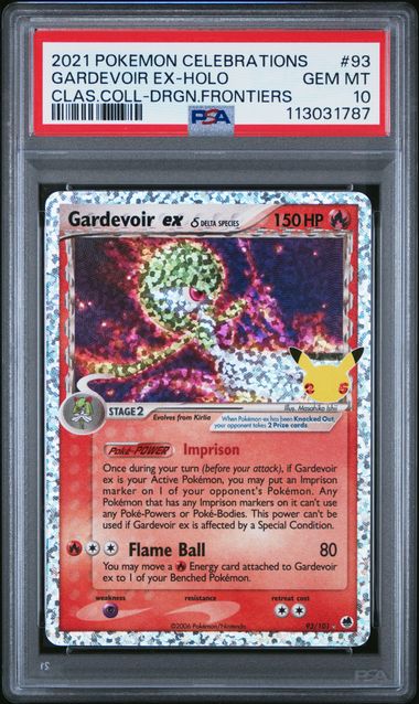 Gardevoir ex Celebrations 93/101 PSA 10