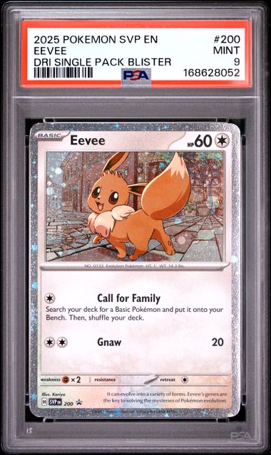 Eevee Blister Promo Scarlet Violet Promo 200 PSA 9