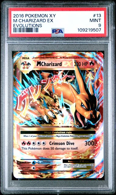 M Charizard EX Evolutions 13/108 PSA 9