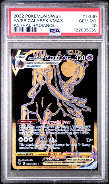 Calyrex Vmax #TG30 PSA 10