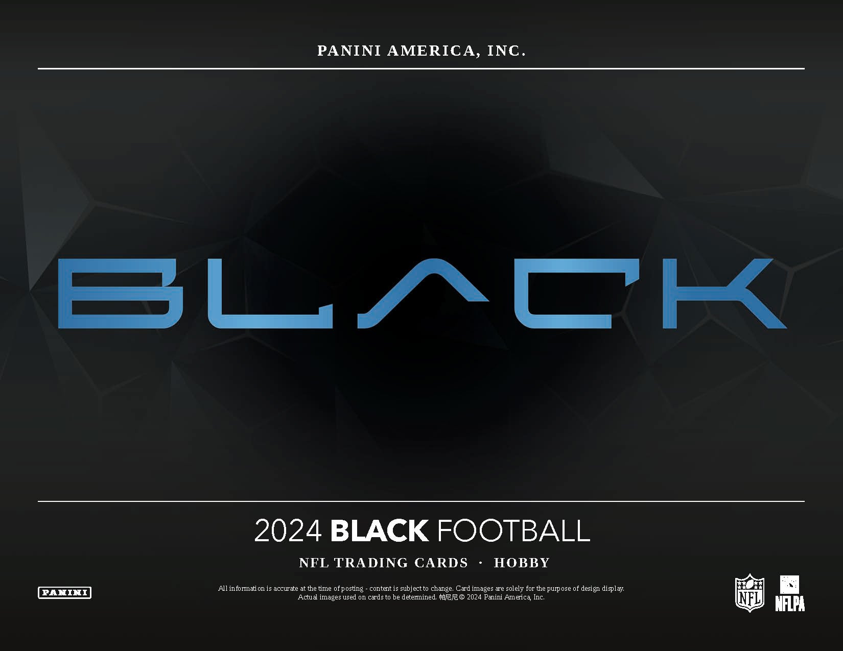 2024 Panini Black Football Hobby Box