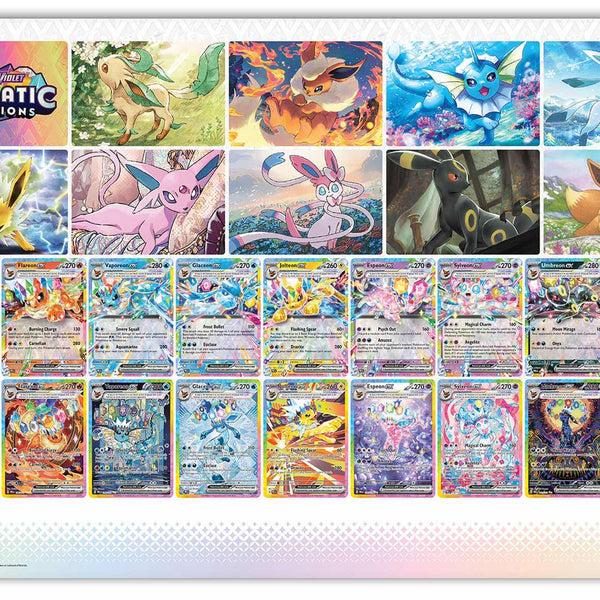 Pokemon: Scarlet & Violet Prismatic Evolutions Poster