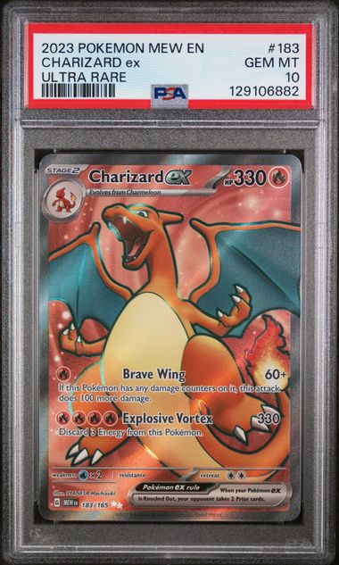 Charizard ex 151 183/165 PSA 10