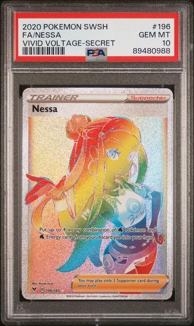 Pokemon: Nessa Vivid Voltage 196/185 PSA 10 - Josh's Cards