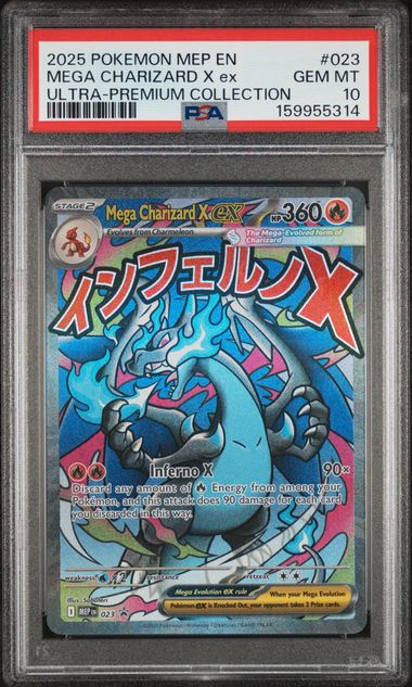 Mega Charizard X EX Black Star Promo 023 PSA 10
