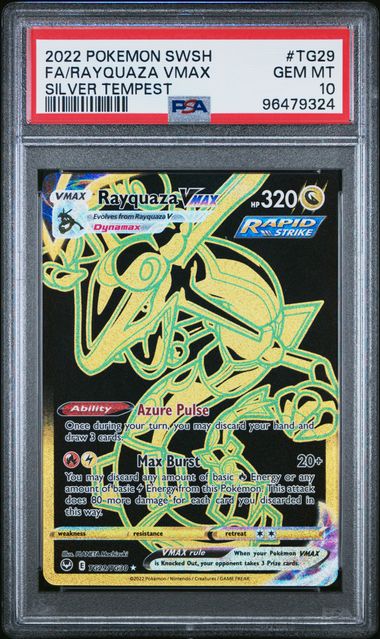 Rayquaza VMAX Silver Tempest TG29/TG30 PSA 10