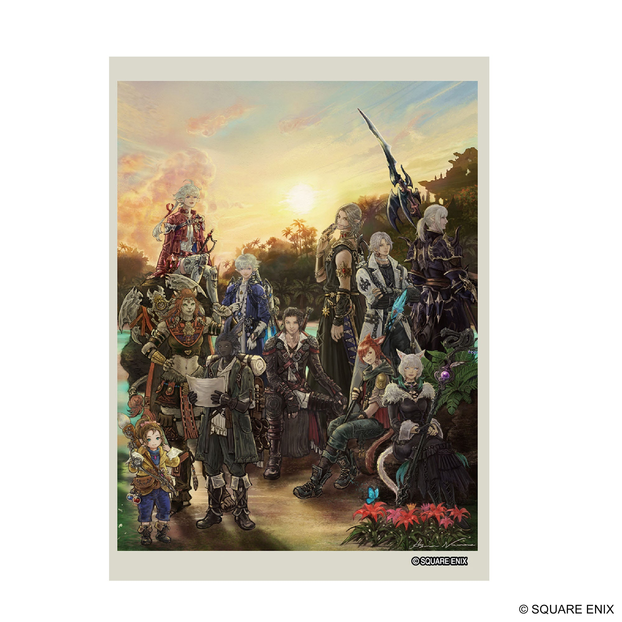 Final Fantasy: 100ct Official Sleeves - FFXIV