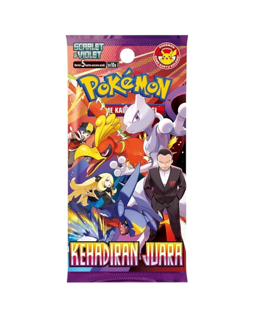 Pokémon TCG: Scarlet & Violet - Presence of Champions Booster Box (Indonesian)