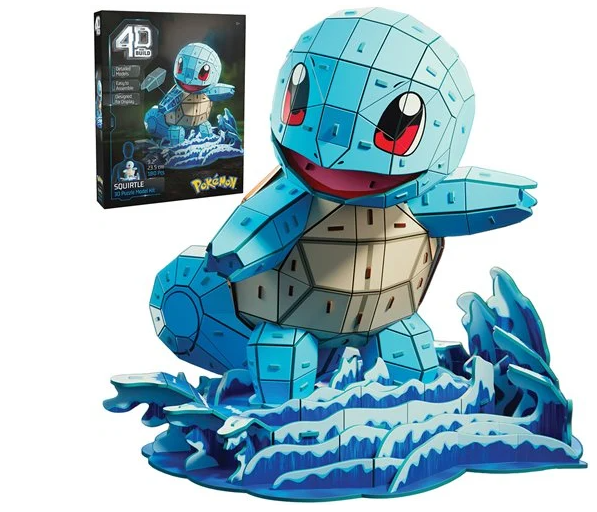 Pokemon 4D Build Squirtle 3D Puzzle Model Kit