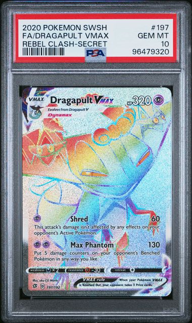 Dragapult VMAX Rebel Clash 197/192 PSA 10