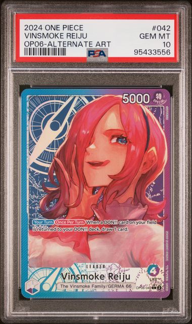 One Piece: Vinsmoke Reiju Alternate Art OP-042 PSA 10