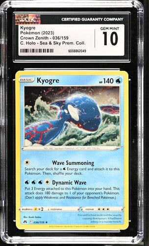 Kyogre Cosmos Promo 036/159 CGC 10