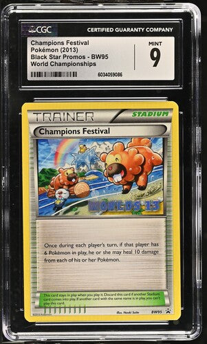 Champions Festival Black Star Promos BW95 CGC 9