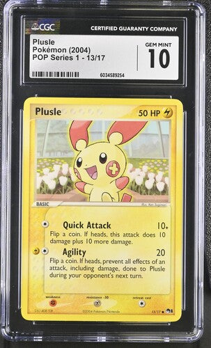 Minun POP Series 1 13/17 CGC 10