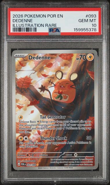 Dedenne Perfect order 093/088 PSA 10