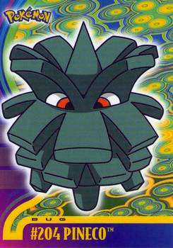 Pineco (204) [Topps Pokemon Johto Series 1]