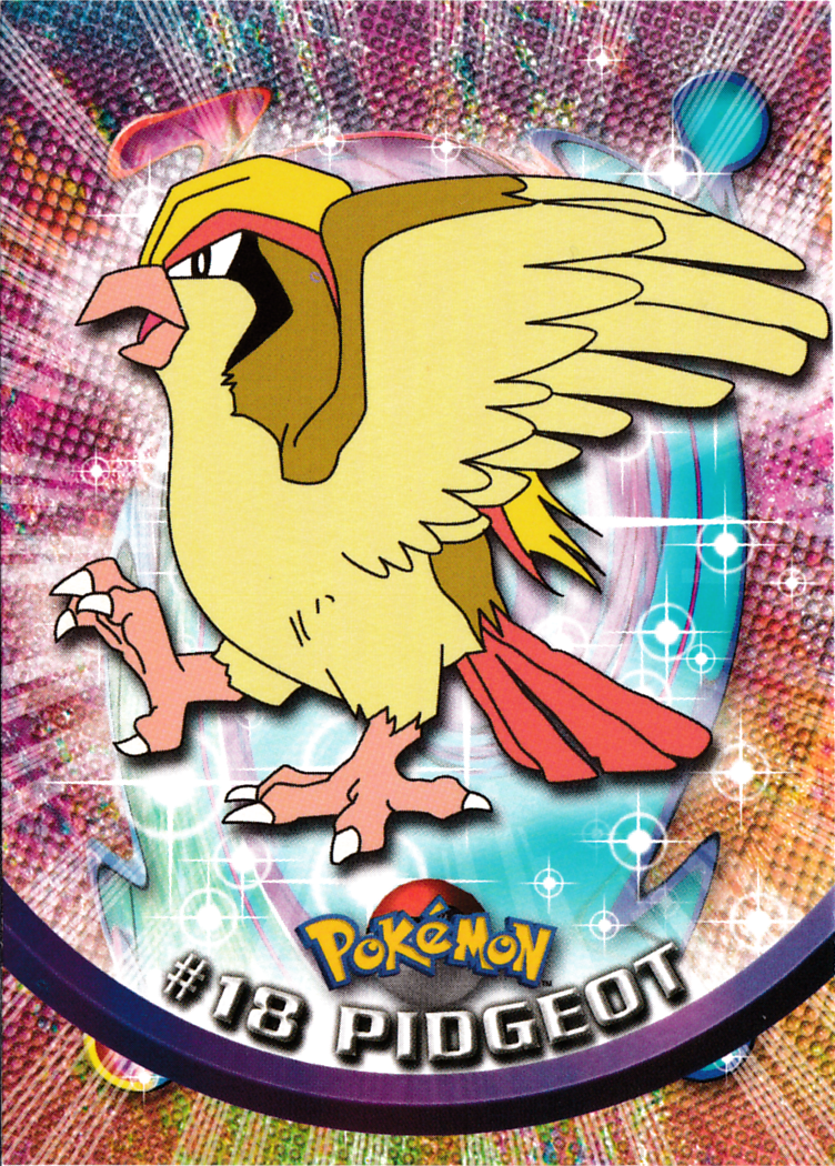 Pidgeot (18) [Topps TV Animation Edition Series 1 (Third Print)]