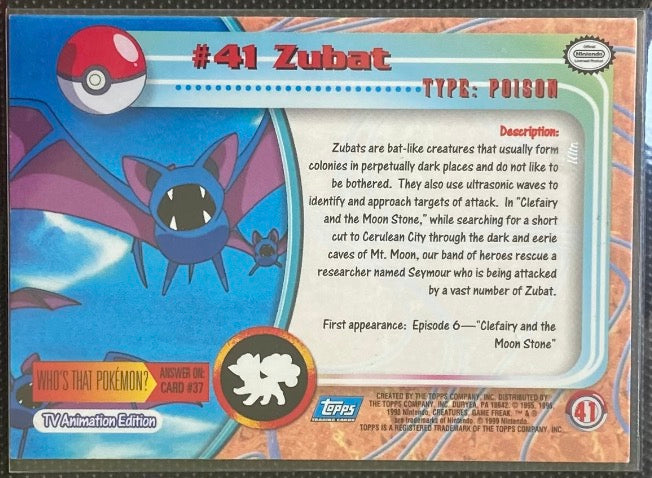 Zubat (41) [Topps TV Animation Edition Series 1 (First Print)]