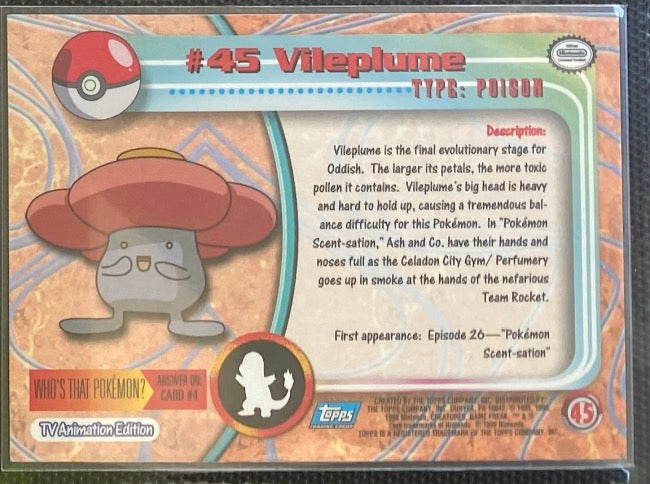 Vileplume (45) [Topps TV Animation Edition Series 1 (Second Print)]