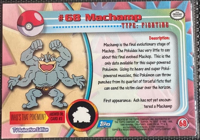 Machamp (68) [Topps TV Animation Edition Series 1 (Second Print)]