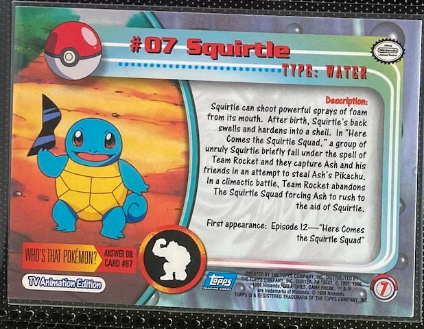 Squirtle (07) [Topps TV Animation Edition Series 1 (Second Print)]