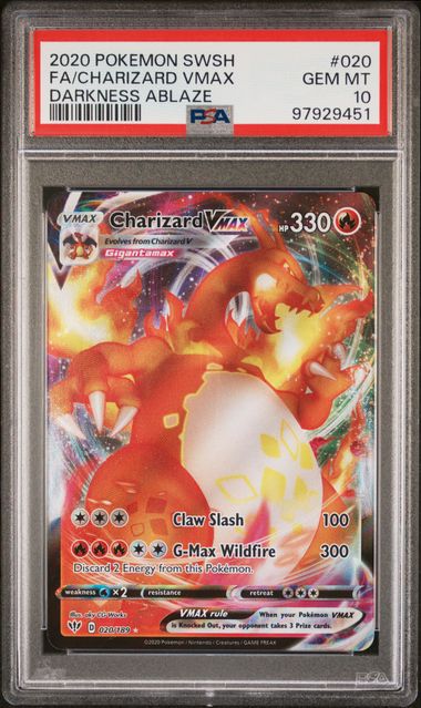 Charizard Vmax Darkness Ablaze 020/189 PSA 10