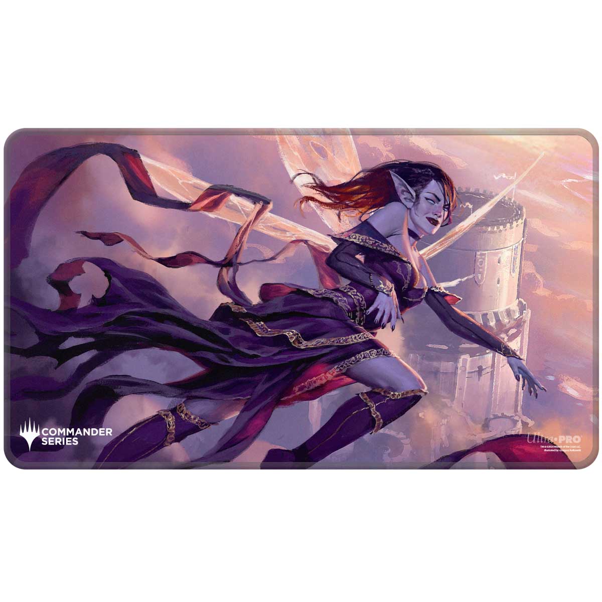 Ultra PRO: Stitched Edge Playmat - Commander Series (Alela)