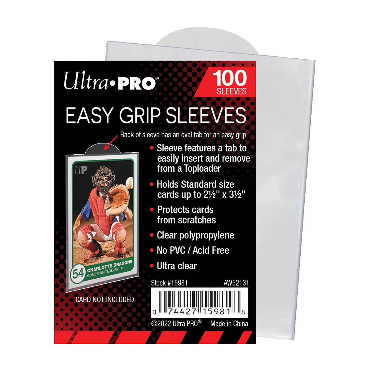Ultra Pro Easy Grip Soft Sleeves 100-Count