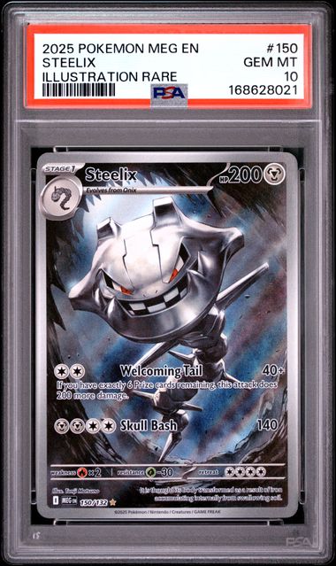 Steelix Illustration Rare ME01 Mega Evolution 150/132 PSA 10