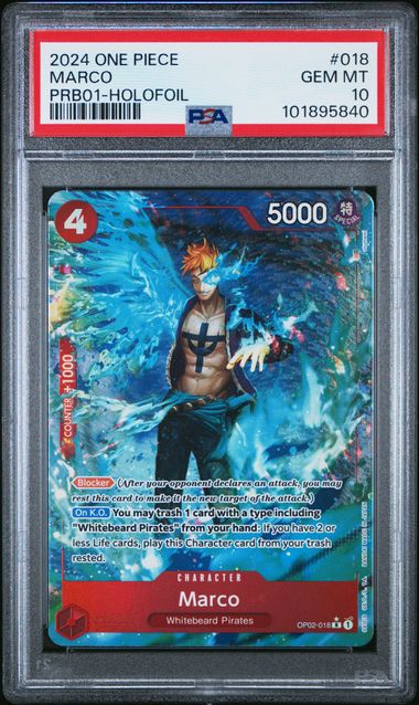 Marco PRB01 OP02-018 PSA 10
