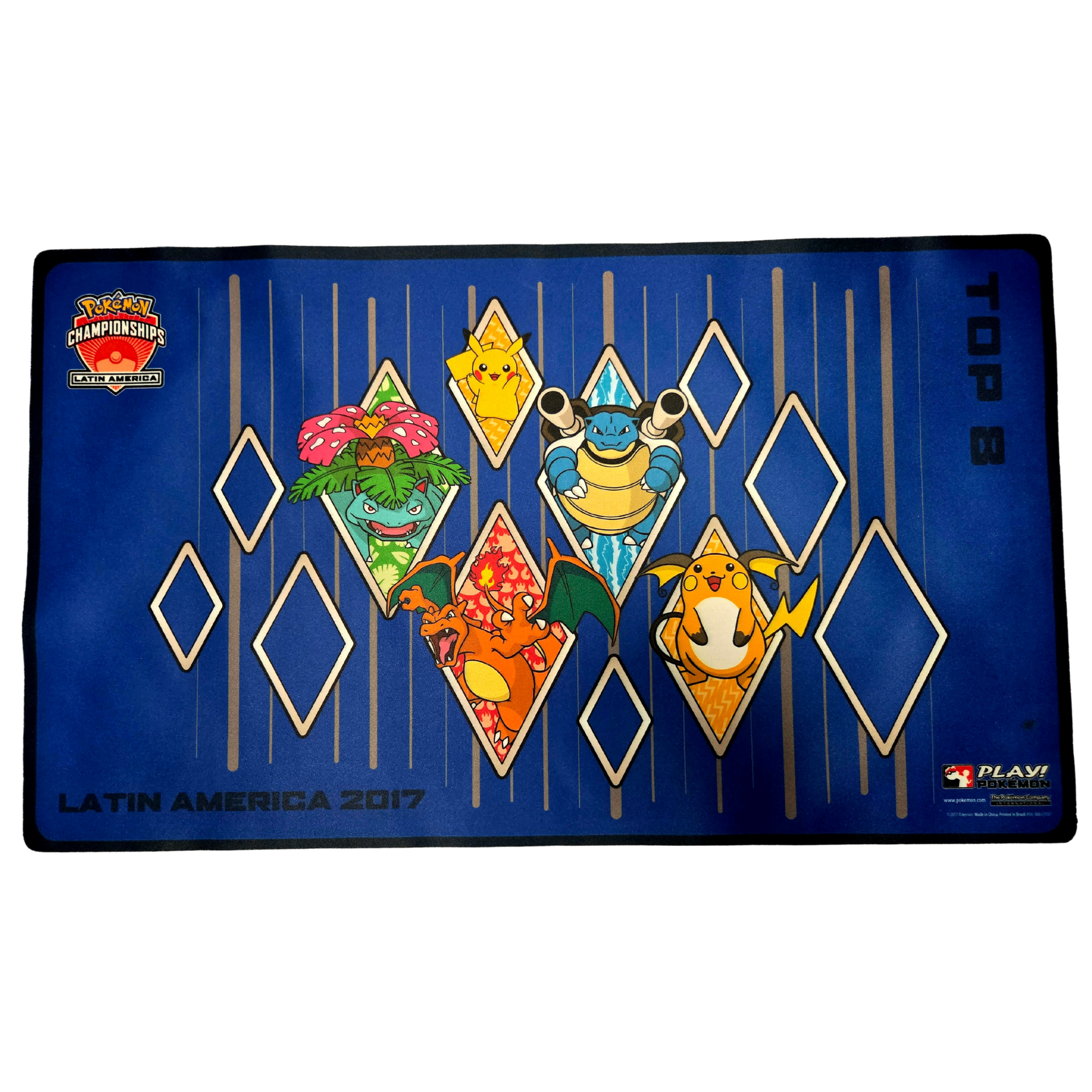 Pokémon 2017 Latin America International Championships Top 8 Playmat