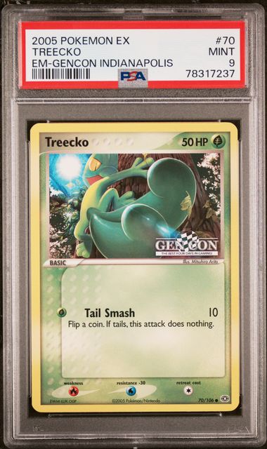 Pokemon: Treecko Gencon Promo 70/106 PSA 9