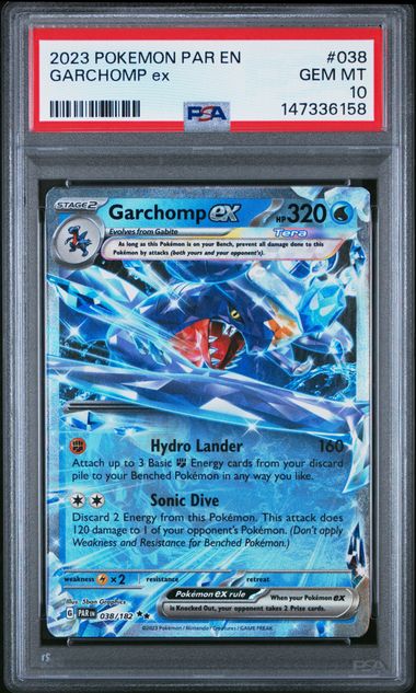 Garchomp ex Paradox Rift 038/182 PSA 10
