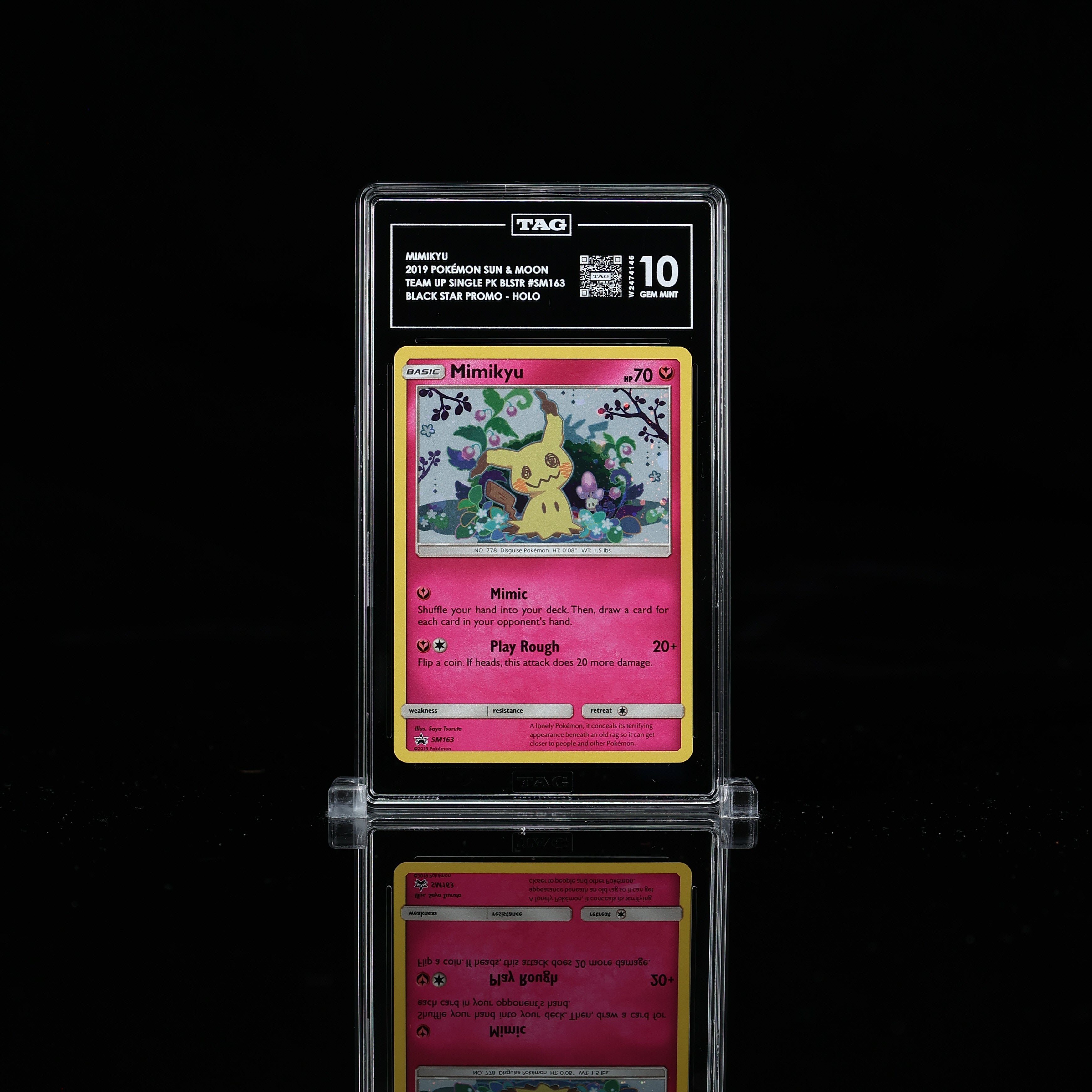 Mimikyu Sun & Moon Promos SM163 TAG 10