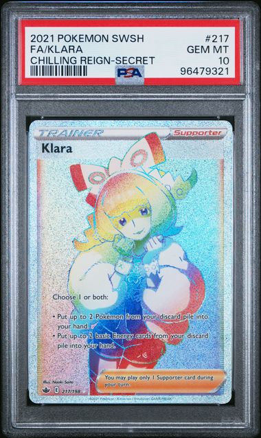 Klara Chilling Reign 217/198 PSA 10