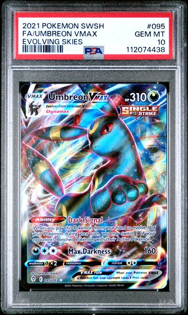 Umbreon VMAX Evolving Skies 095/203 PSA 10