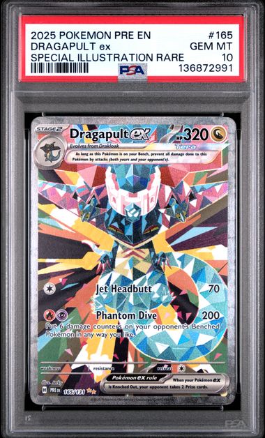 Dragapult ex SIR Prismatic Evolutions 165/131 PSA 10