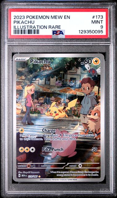 Pikachu 151 173/165 PSA 9