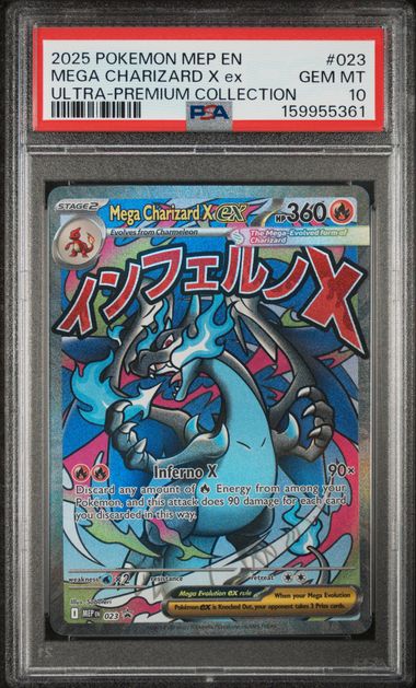 Mega Charizard X EX Black Star Promo 023 PSA 10