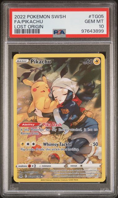 Pikachu Lost Origin TG05/TG30 PSA 10